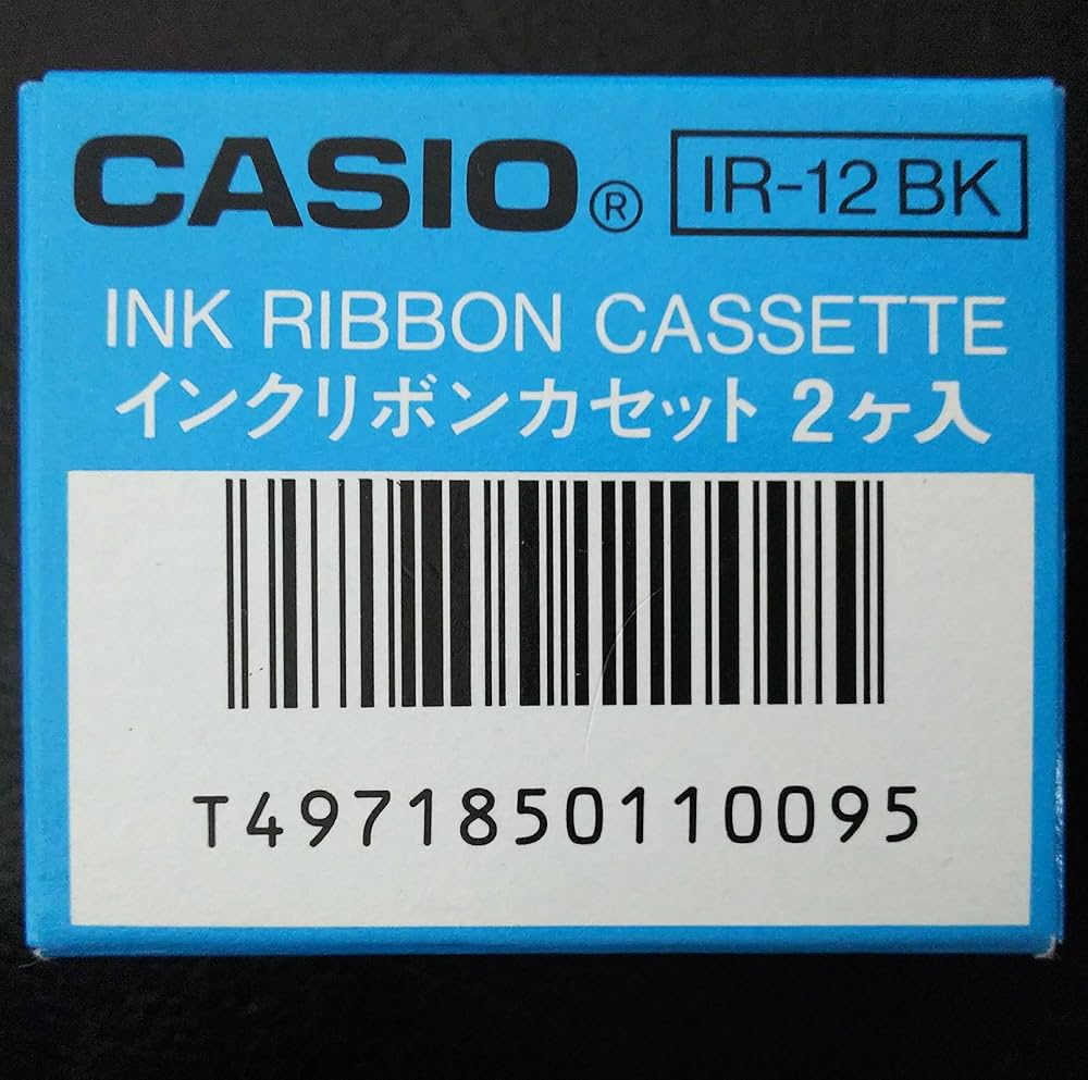 カシオ　インクリボンカセット　IR-12 ブラック2個入　10個パック Amazon.co.jp: カシオ計算機 インクリボン IR-12BK : パソコン・周辺機器